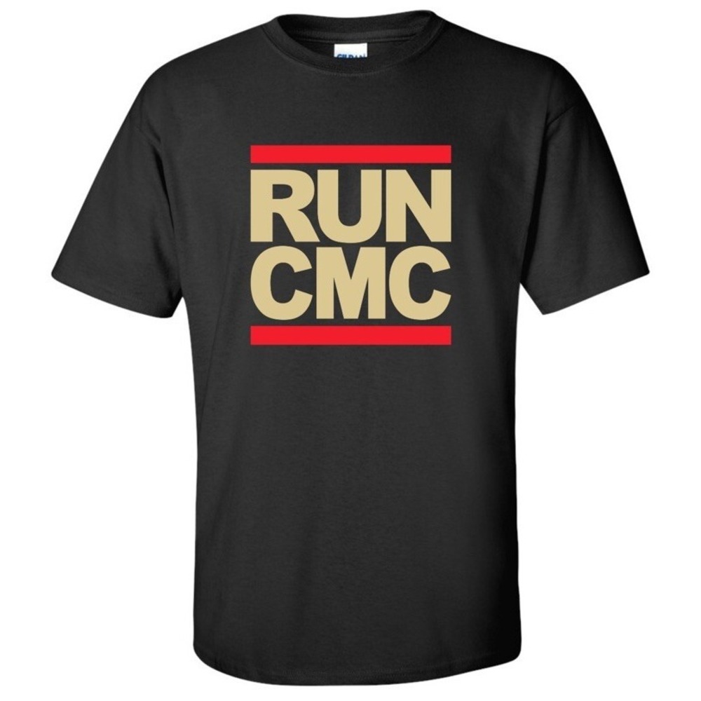 Run CMC T-Shirt Christian McCaffrey San Francisco 49ers SF Niners 2XL